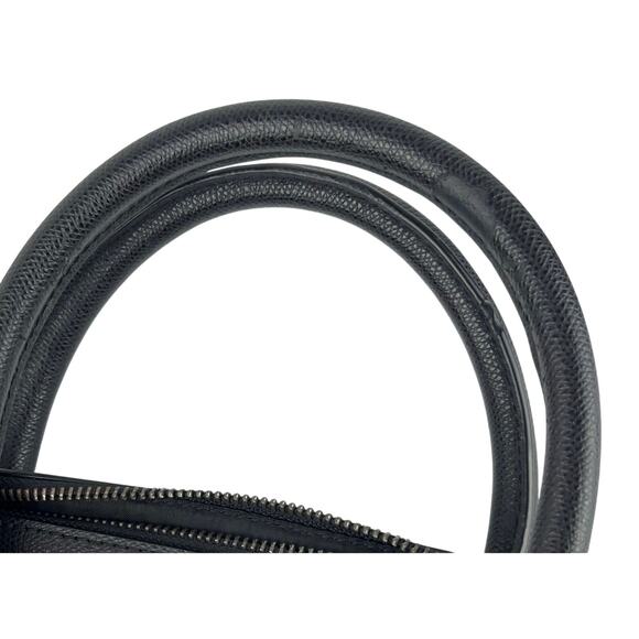 Michael Kors Compact Black Leather Briefcase Bag with Strap - Picture 5 of 8